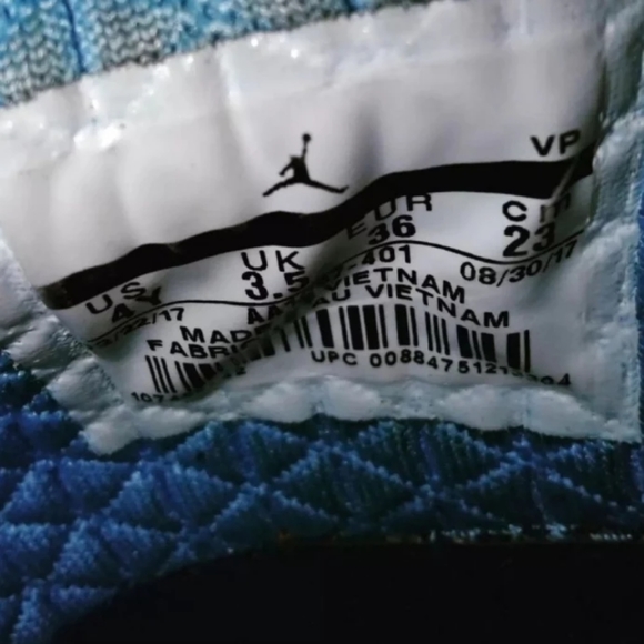 Nike Air Jordan XXXII 32 Last Shot win like 82 GS 4Y women's sz 5.5 Carolina - Picture 7 of 7